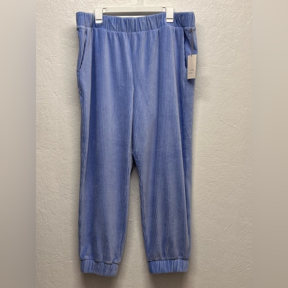 A new day womens ankle jogger high rise velour ribbed pants
Size XXL